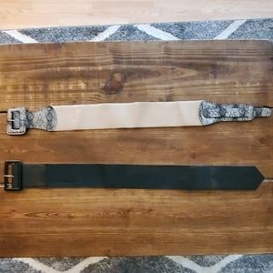 Womens Accent Belt Set of 2 M/L